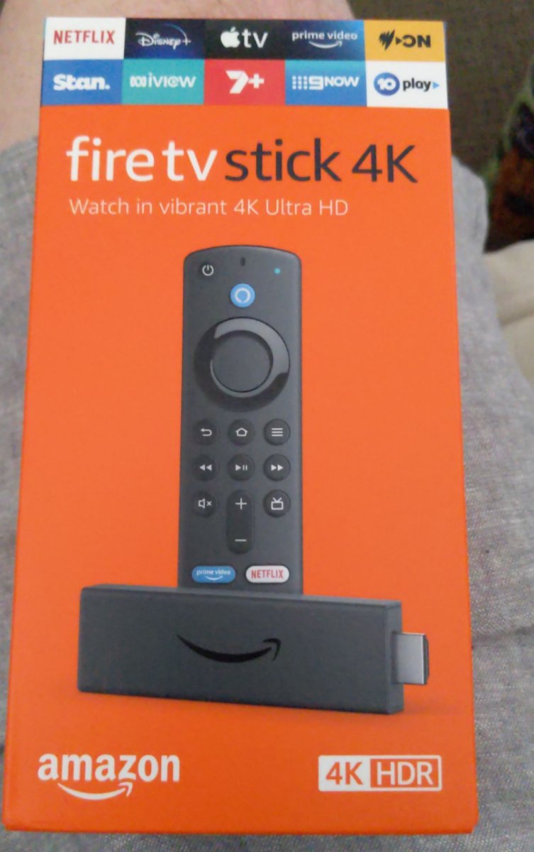 Amazon Fire TV Stick 4K Ultra HD Streaming Media Player With Kodi
